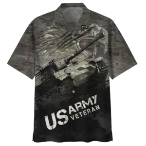 Us Army Veteran Tank Hawaiian Shirt - For Men And Women - Kids  - Thelegend59