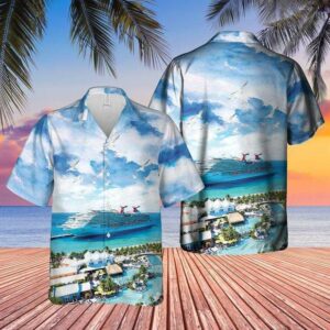 Us Cruise Ship Grand Turk In The Beach Aloha Hawaiian Shirt  - Thelegend59