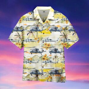 Us Navy Mh-60S Helicopter Hawaiian Shirt  - Thelegend59