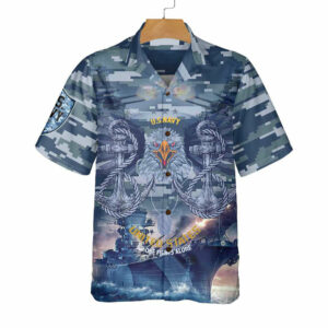Us Navy Veteran No One Fights Alone Veteran Hawaiian Shirt - For Men And Women - Kids  - Thelegend59