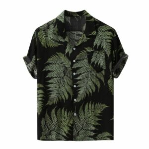Vacation Beach Jogging Black High Quality Unisex Hawaiian Shirt  - Thelegend59