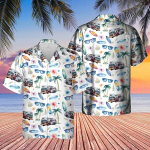 Vancouver Fire Rescue Service White Unique Design Unisex Hawaiian Shirt  - Thelegend59