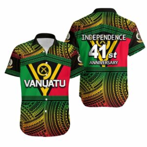 Vanuatu Hawaiian Shirt Independence Day Lt6  - Thelegend59