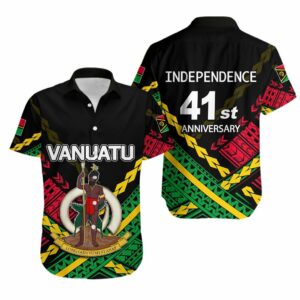 Vanuatu Hawaiian Shirt Independence Day N Style No.2  - Thelegend59