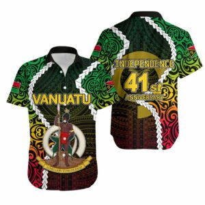 Vanuatu Hawaiian Shirt Independence Day Special Style  - Thelegend59