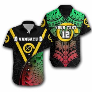 Vanuatu Rugby Hawaiian Shirt Armor Style  - Thelegend59