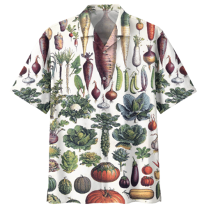 Vegetables Botanical Hawaiian Shirt  - Thelegend59