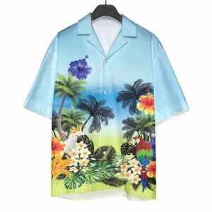 Versacy Style Summer Beach Hawaiian Shirts Tropical  - Thelegend59
