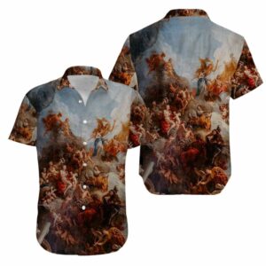 Versailles Hall Of Mirrors Unisex Hawaiian Aloha Hawaiian Shirts  - Thelegend59