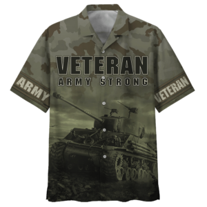 Veteran Army Strong Tank Hawaiian Shirt - For Men And Women - Kids  - Thelegend59