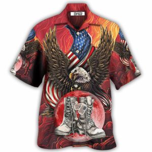 Veteran Boots Never Underestimate - Hawaiian Shirt - For Men And Women - Kids  - Thelegend59