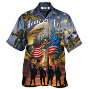 Veteran Eagle Remember The Days Veteran - Hawaiian Shirt - For Men And Women - Kids  - Thelegend59