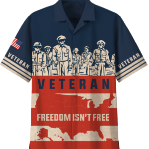 Veteran Freedom Isn'T Free Hawaiian Shirt - For Men And Women - Kids  - Thelegend59