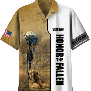 Veteran Honor The Fallen Hawaiian Shirt - For Men And Women - Kids  - Thelegend59