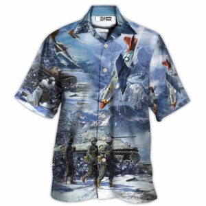Veteran Only The Dead Have Seen The End Of War With Ice Snow - Hawaiian Shirt - For Men And Women - Kids  - Thelegend59