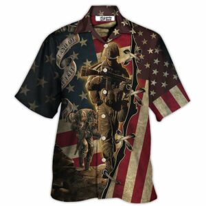 Veteran Proud Memories With Dark Color - Hawaiian Shirt - For Men And Women - Kids  - Thelegend59