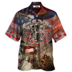 Veteran Proud To Be A With Boots - Hawaiian Shirt - For Men And Women - Kids  - Thelegend59