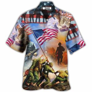 Veteran Usa Veteran Proud - Hawaiian Shirt - For Men And Women - Kids  - Thelegend59