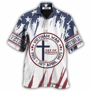 Veteran Vietnam War Veteran Day Star In Shouder - Hawaiian Shirt - For Men And Women - Kids  - Thelegend59