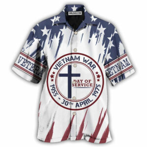 Veteran Vietnam War Veteran Day Star In Shouder Hawaiian Shirt - For Men And Women - Kids  - Thelegend59
