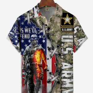 Veterans Chest Pocket Short Sleeve Casual Hawaiian Shirts Hawaiian Shirt - For Men And Women - Kids  - Thelegend59