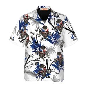 Victory Or Valhalla Viking White Hawaiian Shirt - For Men And Women - Kids  - Thelegend59