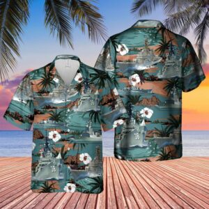 Vietnam Era A Ships Blue Nice Design Unisex Hawaiian Shirt  - Thelegend59
