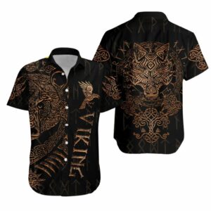 Viking Bear Hawaiian Shirt  - Thelegend59