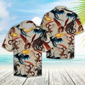Viking Dragon Hawaiian Shirt  - Thelegend59