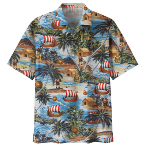 Viking Hawaii Hawaiian Shirts Limited Edition 3D All Over Printed Unisex Hawaiian Shirtss  - Thelegend59