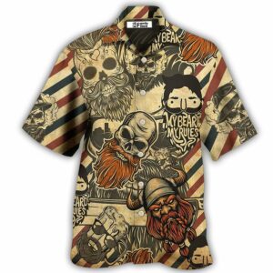 Viking My Rules Hawaiian Shirt - For Men And Women - Kids  - Thelegend59