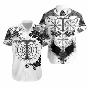 Viking Oak Leaf Hawaiian Shirt  - Thelegend59