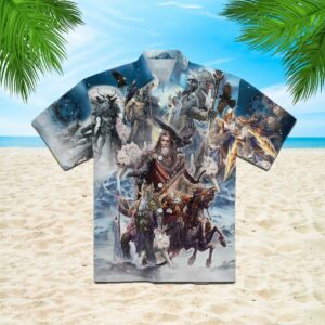 Viking Odin Blood Runs Through My Veins Hawaiian Shirt  - Thelegend59