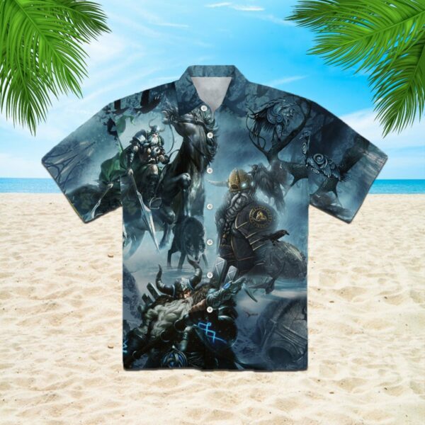 Viking Odin Hawaiian Shirt  - Thelegend59