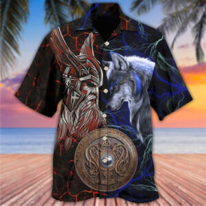 Viking Victory Colorful Life Style - Hawaiian Shirt - For Men And Women - Kids  - Thelegend59