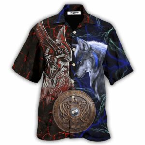 Viking Victory Colorful Life Style Hawaiian Shirt - For Men And Women - Kids  - Thelegend59