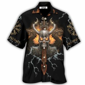 Viking Victory In Life - Hawaiian Shirt - For Men And Women - Kids  - Thelegend59