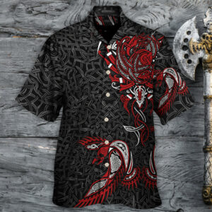 Viking War Raven Life Style - Hawaiian Shirt - For Men And Women - Kids  - Thelegend59
