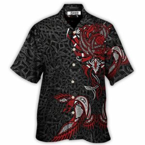 Viking War Raven Life Style Hawaiian Shirt - For Men And Women - Kids  - Thelegend59