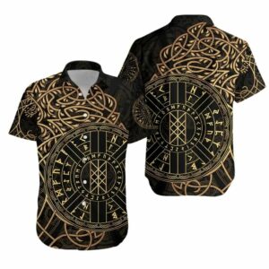 Viking Web Of Wyrd Colorful Unique Hawaiian Shirt  - Thelegend59