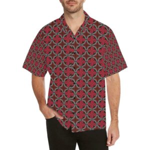 Vikings Print Design Hawaiian Shirt  - Thelegend59
