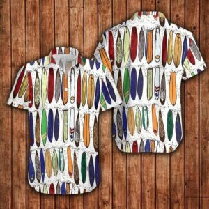 Vintage 80S Hawaiian Surfboard Pattern Surfing Hawaiian Shirts Aloha Beach Surfer  - Thelegend59