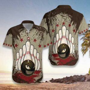 Vintage Bowling Ball Hawaiian Shirt  - Thelegend59
