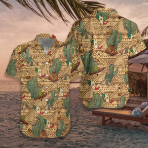 Vintage Cactus Hawaiian Shirt  - Thelegend59