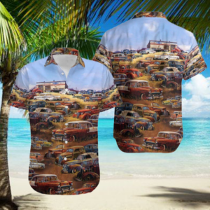 Vintage Cars Lover Hawaiian Shirt  - Thelegend59