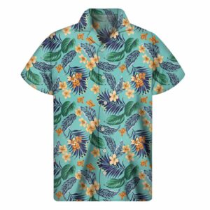 Vintage Hawaiian Aloha Pattern Print Men'S Short Sleeve Hawaiian Shirts  - Thelegend59
