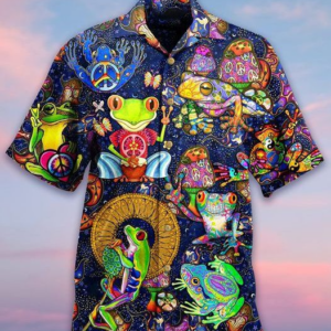 Vintage Mushrooms Hawaiian Shirt  - Thelegend59