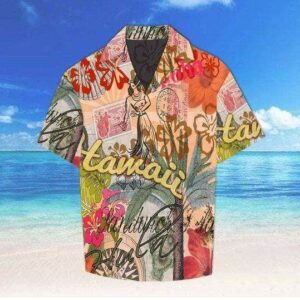 Vintage Retro Floral Hawaiian Aloha Hawaiian Shirtss  - Thelegend59