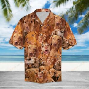 Vizsla Brown Amazing Design Hawaiian Shirt  - Thelegend59