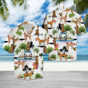 Vizsla Vacation Multicolor Amazing Design Hawaiian Shirt  - Thelegend59